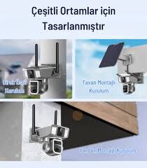 CENOVA CN-201-10X ZOOMLU 4GLİ VE WİFİ ÖZELIKLI ÇIFT KAMERALI