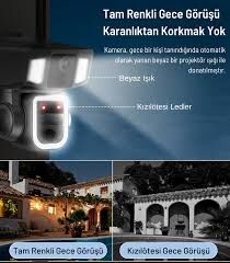 CENOVA CN-201-10X ZOOMLU 4GLİ VE WİFİ ÖZELIKLI ÇIFT KAMERALI