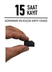 En küçük Ses Kayıt Cihazı tek şarjda 20 saat sese duyarlı
