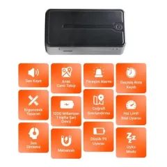 R11 Araç ses,kayıt,konum takipi Motosiklet Kablosuz Mıktanıslı Şarj Edilebilir en Mini GPS Takip Cihazı