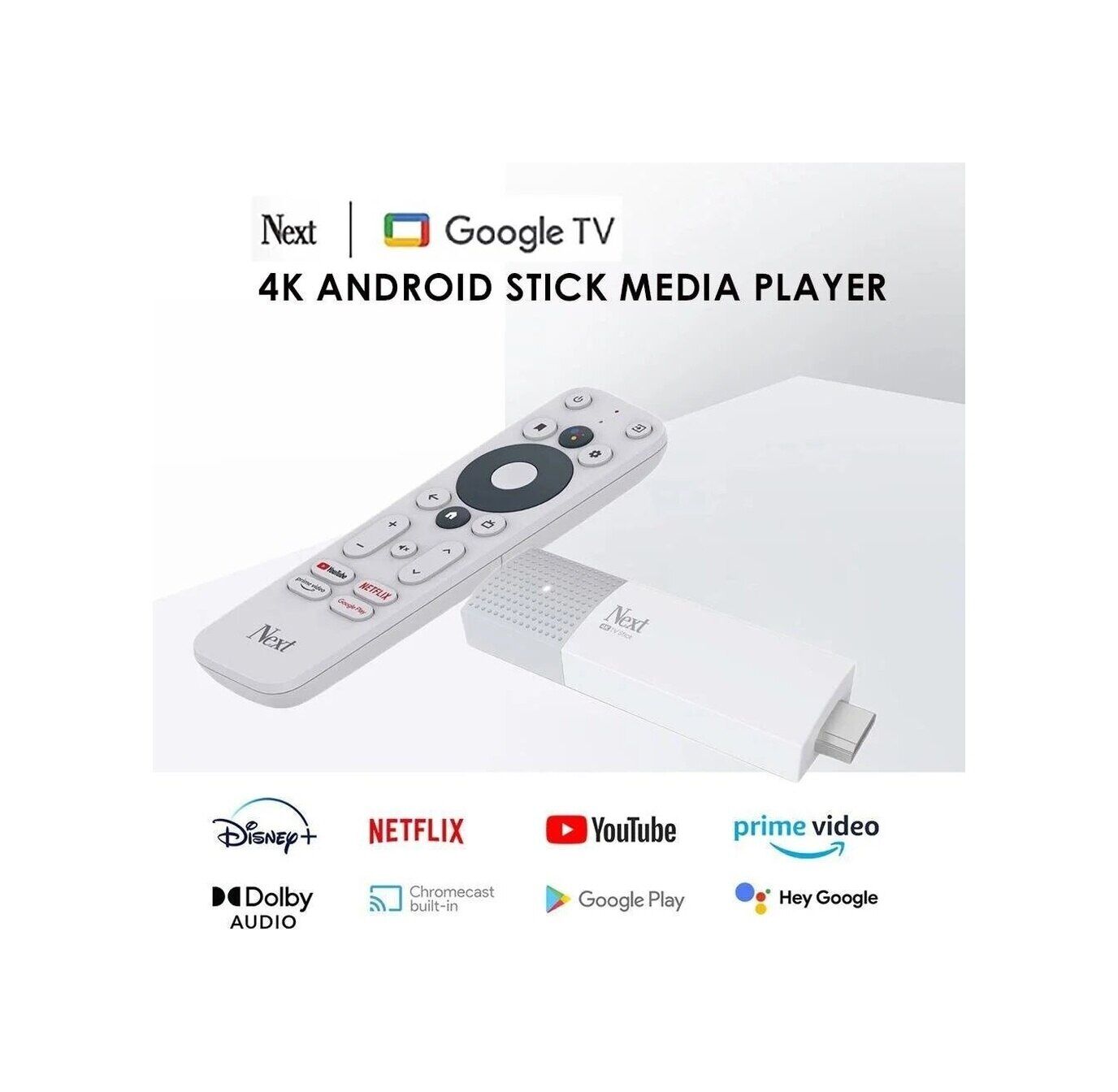 Next 4K TV Stick Android Tv Medya Oynatıcı GOOGLE LİSANSLI ÜRÜN
