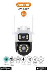 Avenir AV-S307 2 Kameralı Wifi 6MP Onvif Dış Mekan Kamera