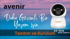 Avenir 3 Mp 360° Dönebilen Wifi Bebek Kamerası Uygulama AV-S214
