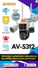 Avenir Av-s312 12mp 360 Derece 180 Panoramik Wifi 3 LU Kamera Panelsiz
