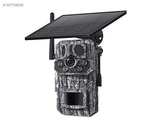KAMERA DÜNYASI 3 Sensörlü Gps Destekli 4g Sim Kartlı Solar Foto Kapan Kamera