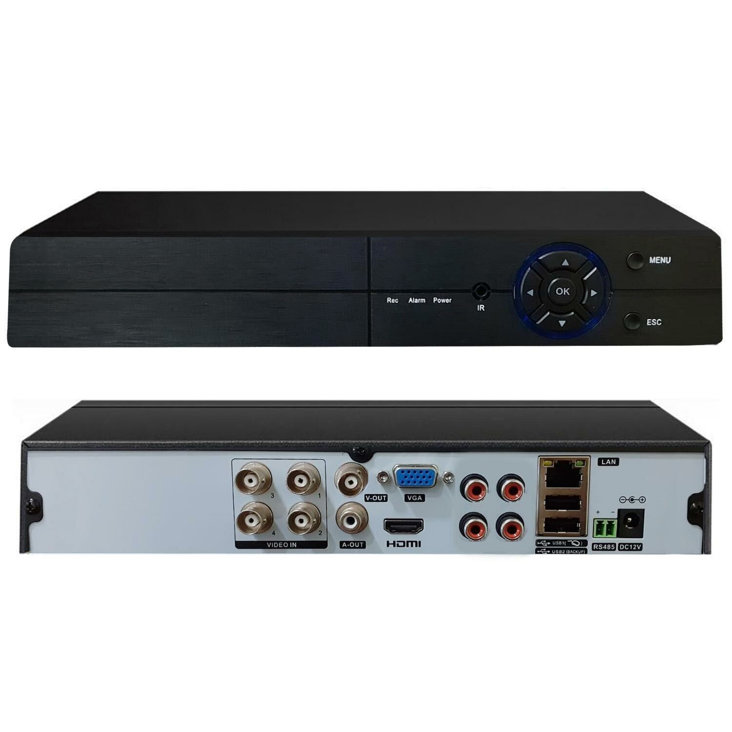 Ahd DVR 4 Kanal 2mp 1080P H265 5ın1 Hibrit Xmeye Kayıt Cihazı AV