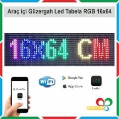Rp717 9*40cm Esnek Led Matrix Panel Su Geçirmez Bluetooth Telefon destekli